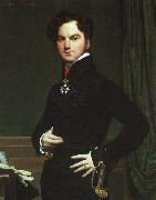 Jean-Auguste Dominique Ingres Amedee David painting